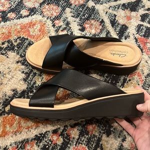 ☆ Brand New Clark’s Jillian Gem Wedge Sandals ☆